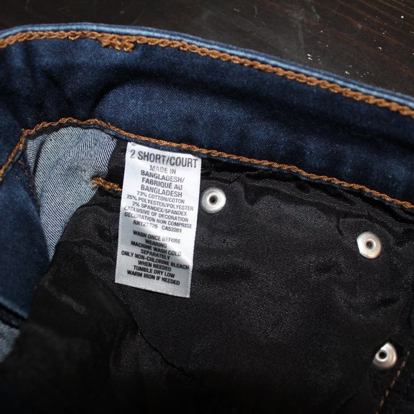 Aeropostale High Waisted Jeggings Dark Wash Stretch Jeans size 2 - Picture 4 of 9